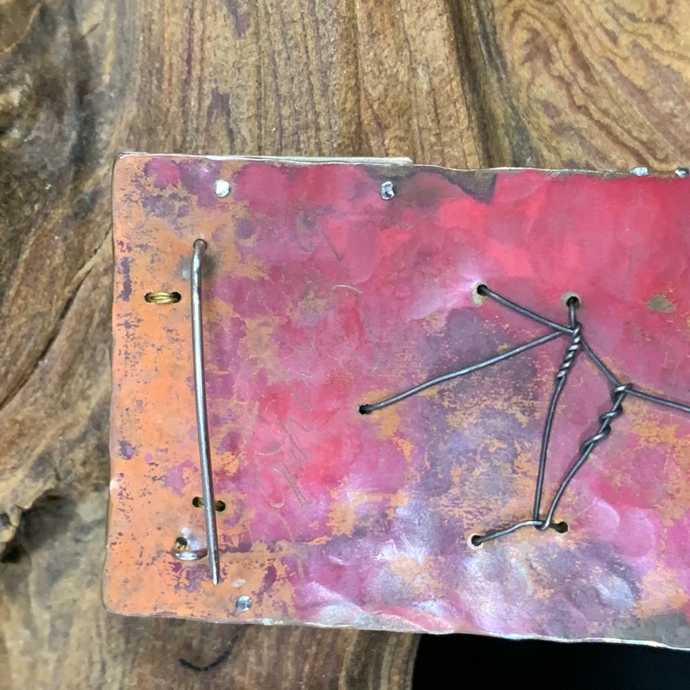 Stone & Metal Tree Pin - Picture 4 of 4